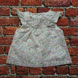 Clearance!💎5/$25 Janie And Jack Tunic Top Sleeveless Floral Baby Girls 0-3 Mos